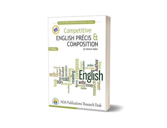 English Precis &#038; Composition By Haroon Salim &#8211; National Officer Academy-Books-Maktaba Sultan e Alamgir