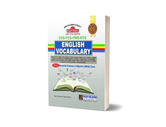 English Vocabulary By Dogar Publishers-Books-Maktaba Sultan e Alamgir