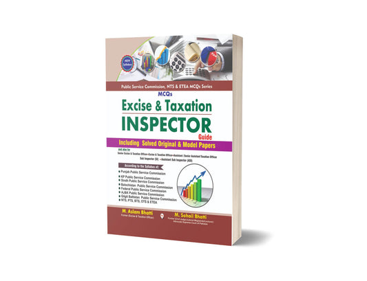 Excise &#038; Taxation Inspector MCQs Guide By Muhammad Sohail Bhatti-Books-Maktaba Sultan e Alamgir