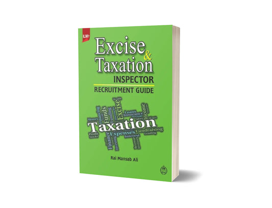 Excise &#038; Taxation Inspector Recruitment Guide By Ilmi Kitab Khana-Books-Maktaba Sultan e Alamgir