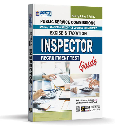 Excise &#038; Taxation Inspector Recruitment Test Guide By Dogar Publishers-Books-Maktaba Sultan e Alamgir