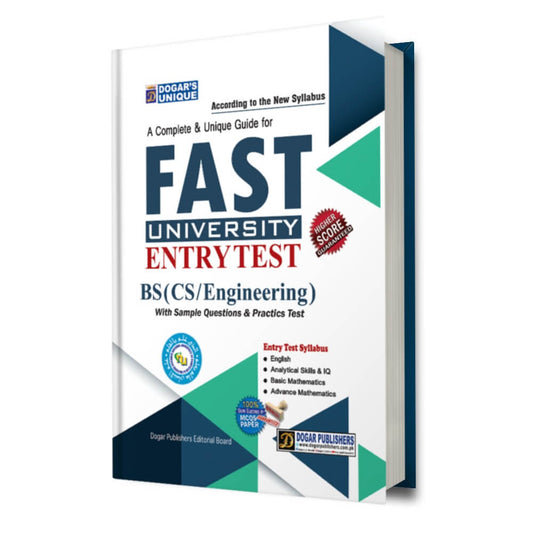 FAST BS (CS &#038; Engineering) Entry Test Guide By Dogar Publishers-Books-Maktaba Sultan e Alamgir