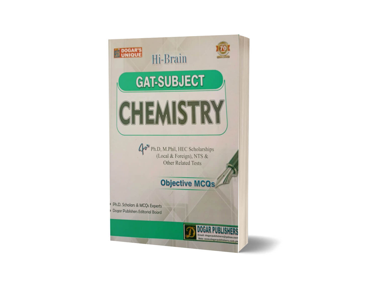 GAT Chemistry For Ph.D. M. Phil By Dogar Publishers-Books-Maktaba Sultan e Alamgir