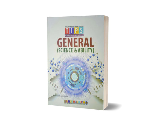 General Science &#038; Ability Solved Past Paper 2016 To 2024 By Tips Academy-Books-Maktaba Sultan e Alamgir