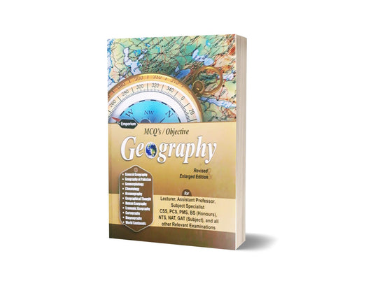 Geography MCQS and Objective by Emporium publisher-Books-Maktaba Sultan e Alamgir