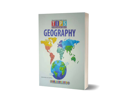 Geography Solved Past Paper 2016 To 2024 By Tips Academy-Books-Maktaba Sultan e Alamgir