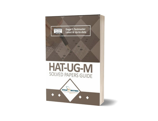HAT-UG-M (Medical) Solved Papers Guide By Dogar Brothers-Books-Maktaba Sultan e Alamgir