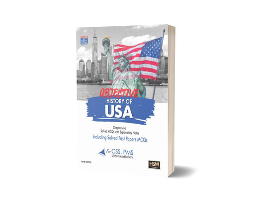 History Of USA MCQs By HSM Publishers-Books-Maktaba Sultan e Alamgir