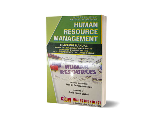 Human Resource Management By Khalid Hassan-Books-Maktaba Sultan e Alamgir