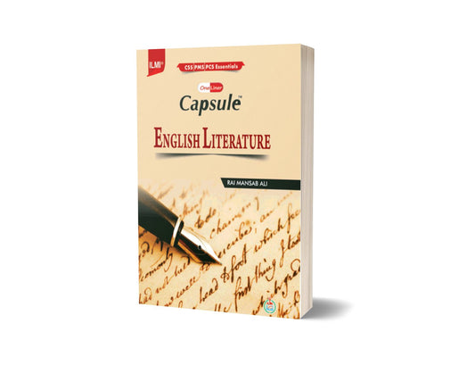 ILMI One Liner Capsule English Literature By Ilmi kitab Khana-Books-Maktaba Sultan e Alamgir