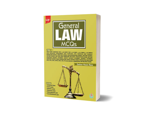 ILMI General Law MCQs By Zeeshan Hassan Raza-Books-Maktaba Sultan e Alamgir