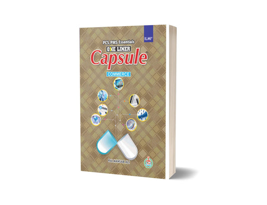 ILMI One Liner Capsule For Commerce CSS PMS PCS By ilmi kitab khana-Books-Maktaba Sultan e Alamgir