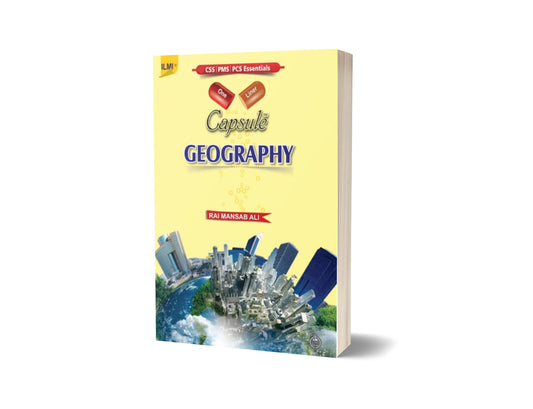 ILMI One Liner Capsule For Geography CSS PMS PCS By ilmi kitab khana-Books-Maktaba Sultan e Alamgir