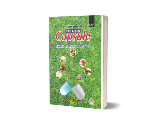 ILMI One Liner Capsule For Health &amp; Physical Education CSS PMS PCS By ilmi kitab khana-Books-Maktaba Sultan e Alamgir