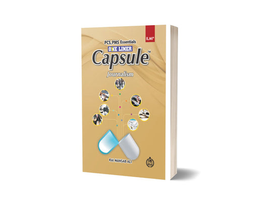 ILMI One Liner Capsule Journalism For CSS PMS PCS By ilmi kitab khana-Books-Maktaba Sultan e Alamgir