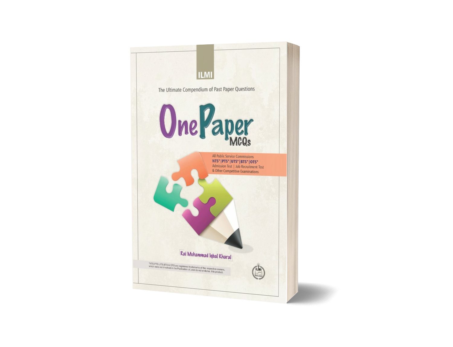 ILMI One Paper MCQs By Rai Muhammad Iqbal Kharal-Books-Maktaba Sultan e Alamgir