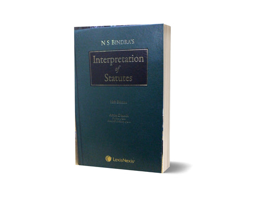 Interpretation of statutes Ed 12th By Amita dhanda-Books-Maktaba Sultan e Alamgir