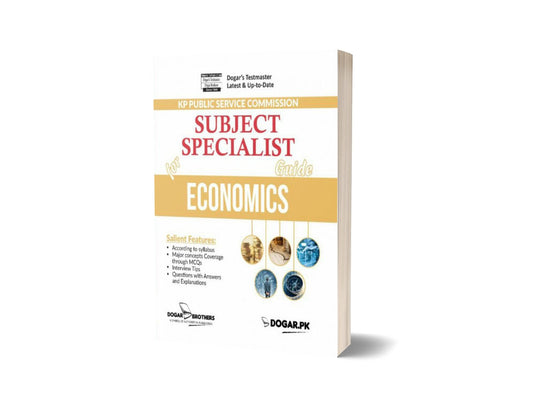 Subject Specialist Economics Guide For KPPSC &#8211; Dogar Brother-Books-Maktaba Sultan e Alamgir