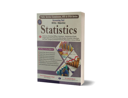 MCQS Statistics For Lecturership CSS PMS PCS NTS By M Sohail Bhatti-Books-Maktaba Sultan e Alamgir