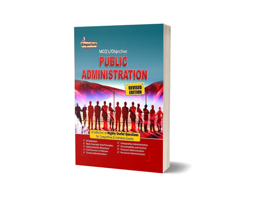 MCQS and Objective Public Administration by emporium publisher-Books-Maktaba Sultan e Alamgir