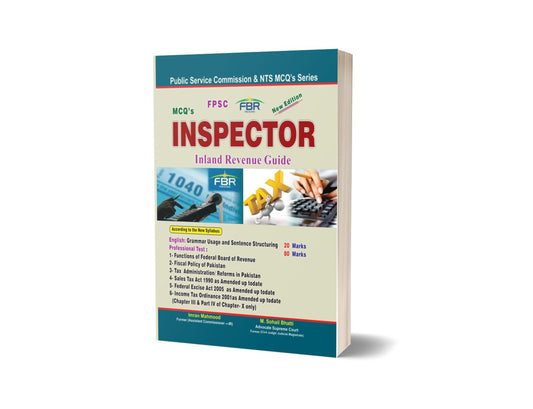 MCQs Inspector Inland Revenue Guide For NTS By Muhammad Sohail Bhatti-Books-Maktaba Sultan e Alamgir