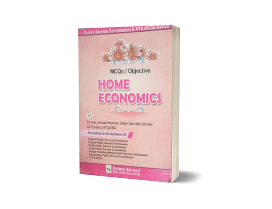 MCQs / Objective Home Economics For NTS By Muhammad Sohail Bhatti-Books-Maktaba Sultan e Alamgir