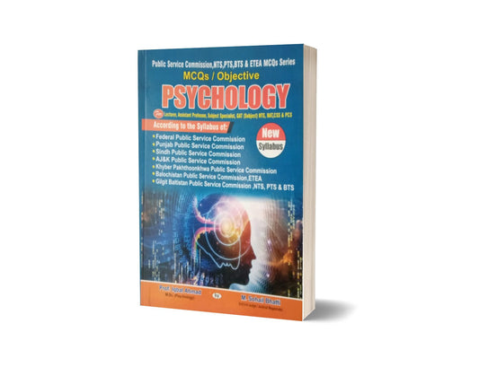 MCQs Objective Psychology For GAT.NTS By Muhammad Sohail Bhatti-Books-Maktaba Sultan e Alamgir