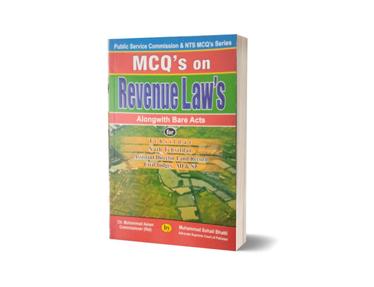 MCQs On Revenue Laws For Civil Judges AD &#038; SJ By Muhammad Sohail Bhatti-Books-Maktaba Sultan e Alamgir