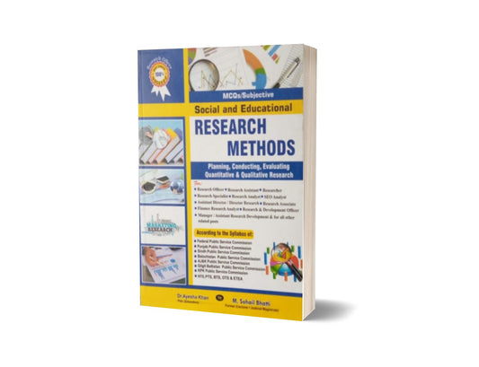 MCQs / Subjective Social And Educational Research Methods By Muhammad Sohail Bhatti-Books-Maktaba Sultan e Alamgir