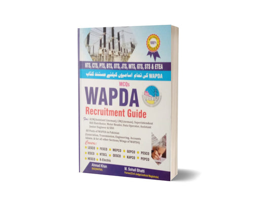 MCQs Wapda Recruitment Guide For NTS By Muhammad Sohail Bhatti-Books-Maktaba Sultan e Alamgir