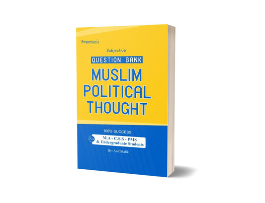 Muslim Political Thought For CSS, PMS By Asif Malik &#8211; Emporium Publishers-Books-Maktaba Sultan e Alamgir