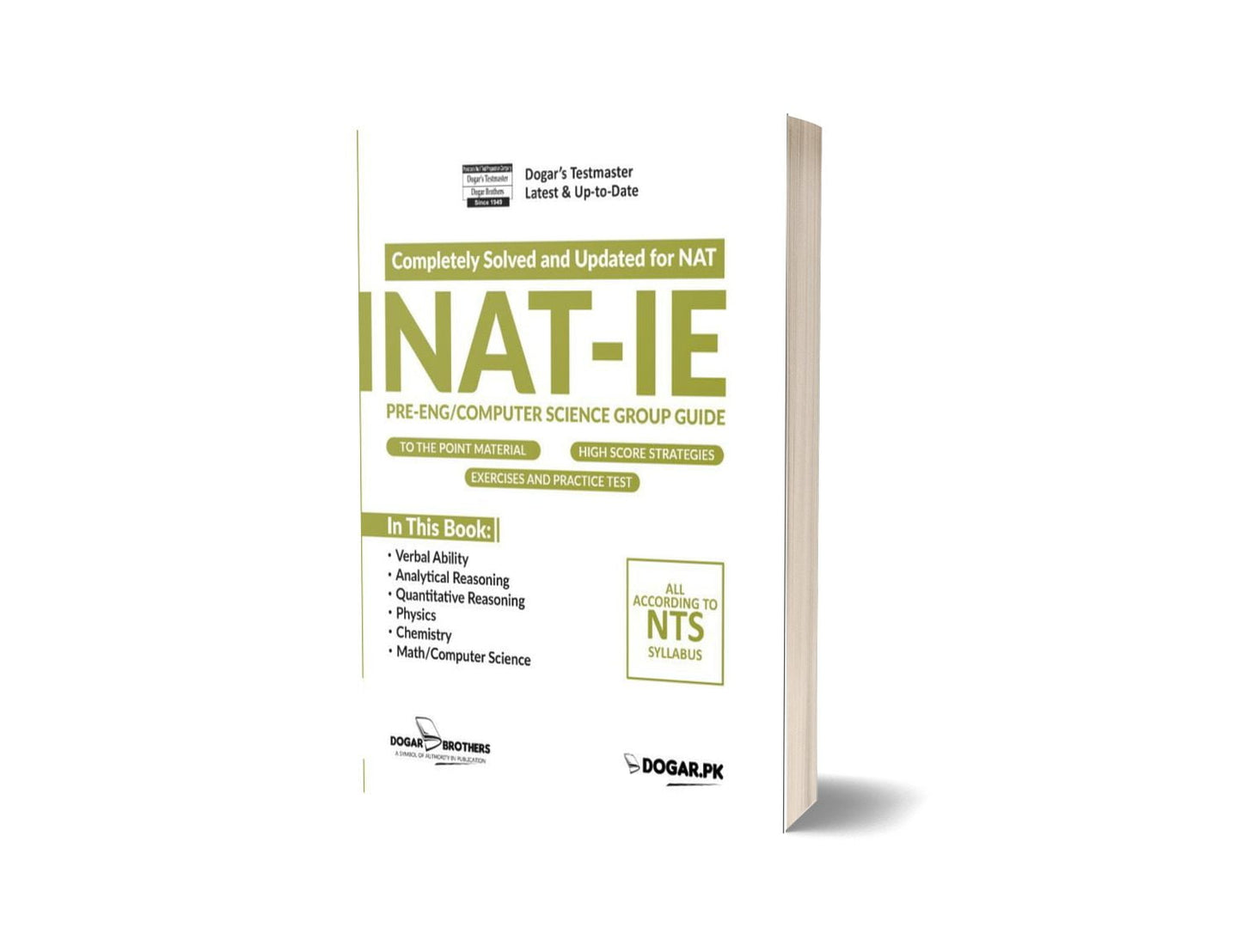 NAT IE For Pre Engineering &#038; Computer Science Group By Dogar Brothers-Books-Maktaba Sultan e Alamgir