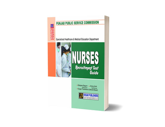 Nurses Recruitment Test Guide By Test Guide &#8211; Dogar Publishers-Books-Maktaba Sultan e Alamgir