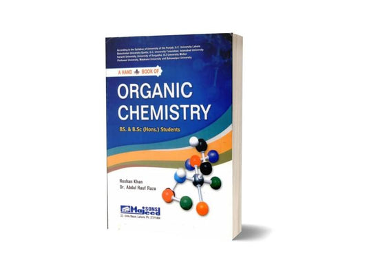 Organic Chemistry By Roshan Khan &#038; Abdul Rauf Raza-Books-Maktaba Sultan e Alamgir