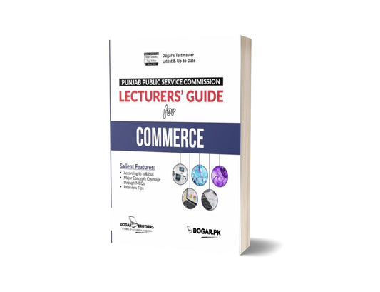 PPSC Lecturers Guide For Commerce By Dogar Brothers-Books-Maktaba Sultan e Alamgir
