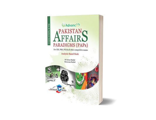 Pakistan Affairs Paradigms (PAPs) for CSS PMS By Imtiaz Shahid-Advanced Publishers-Books-Maktaba Sultan e Alamgir
