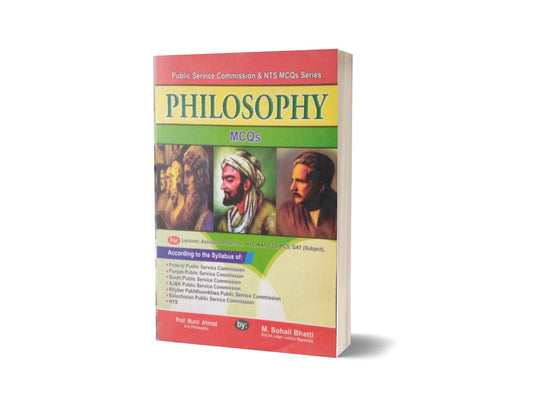 Philosophy MCQs For NTS By Muhammad Sohail Bhatti-Books-Maktaba Sultan e Alamgir