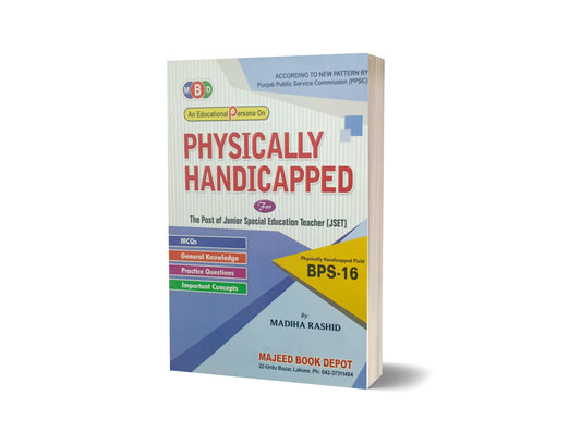 Physically Handicapped BS-16 By Majeed Book Depot-Books-Maktaba Sultan e Alamgir