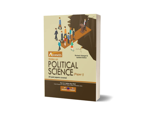 Political Science Paper-1 By Dr. Halima Naz &#8211; Advance Publisher-Books-Maktaba Sultan e Alamgir