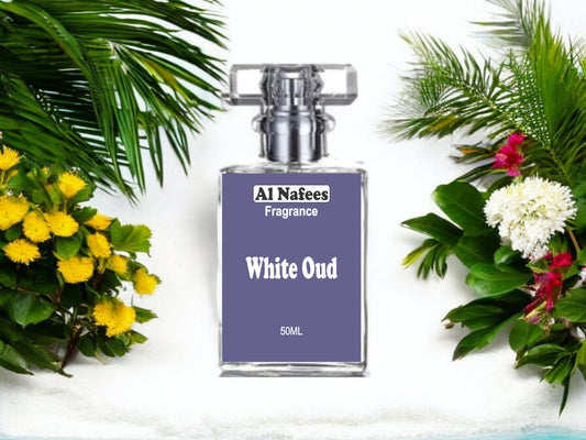 White Oud Perfume – Elegant Unisex Fragrance with Oud, Musk & Amber 50ML-Perfume-Maktaba Sultan e Alamgir
