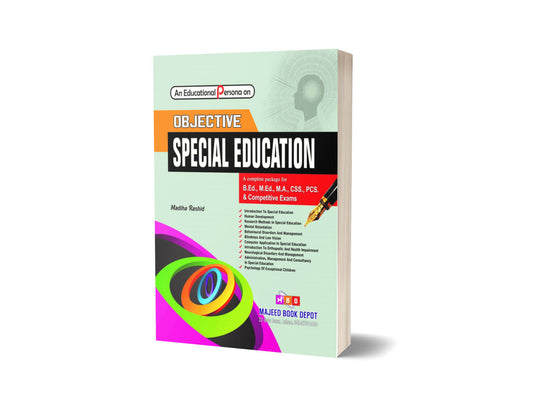 Special Education Persona on Objective By Madiha Rashid-MBD-Books-Maktaba Sultan e Alamgir