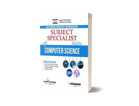 Subject Specialist Computer Science Guide For KPPSC By Dogar Brothers-Books-Maktaba Sultan e Alamgir