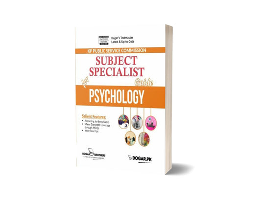 Subject Specialist Psychology Guide For KPPSC By Dogar Brothers-Books-Maktaba Sultan e Alamgir