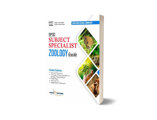 Subject Specialist Zoology Guide For SPSC – Dogar Brother-Books-Maktaba Sultan e Alamgir