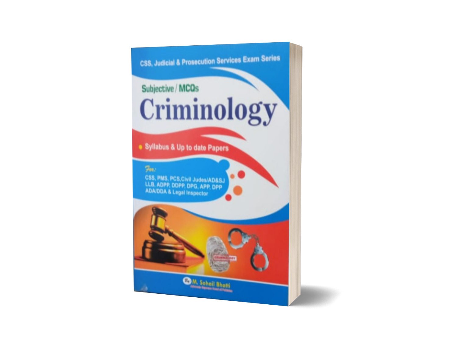 Subjective MCQs Criminology For CSS.PMS-PCS By Muhammad Sohail Bhatti-Books-Maktaba Sultan e Alamgir