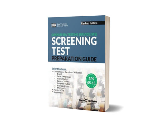 Sukkur Screening Test Preparation Guide By Dogar Brothers-Books-Maktaba Sultan e Alamgir