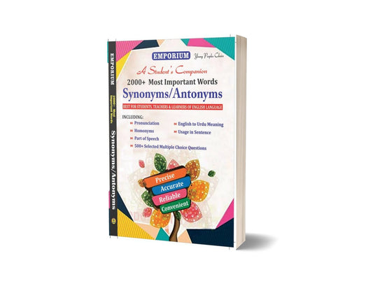 Synonyms/Antonyms 2000 Most Importants Words-Emporium Publisher-Books-Maktaba Sultan e Alamgir