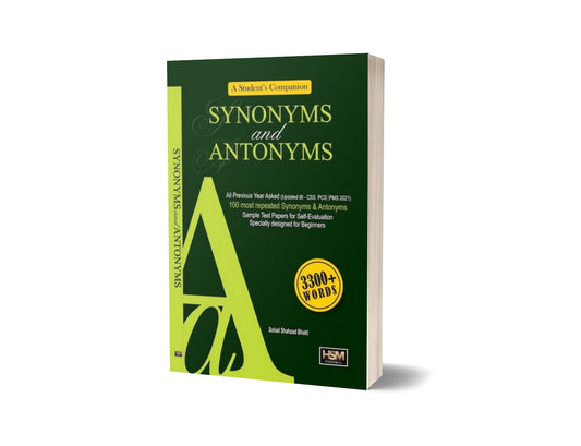 Synonyms &#038; Antonyms For Competitive Exams By HMS Publishers-Books-Maktaba Sultan e Alamgir