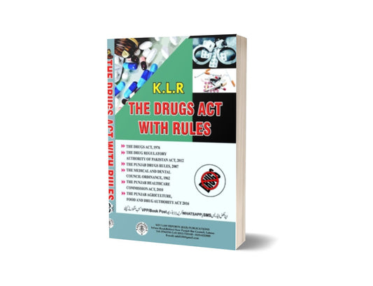 THE DRUGS ACT WITH RULES For Law Book BY JAVED IQBAL HASHMI – Mansoor Book House-Books-Maktaba Sultan e Alamgir