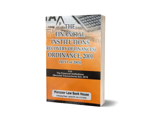 THE FINANCIAL INSTITUTIONS For Law Book By MUHAMMAD SHUJA BABA &amp; YASOOB ZAHRA – Mansoor Book House-Books-Maktaba Sultan e Alamgir